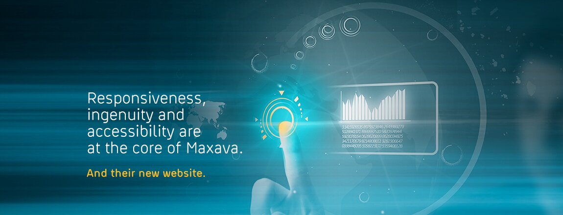 Maxava maximizes availability with a new responsive website design